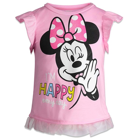 🎁Minnie Mouse 2 Pc. Toddler Girls Bike Short Set - Picture 2 of 3